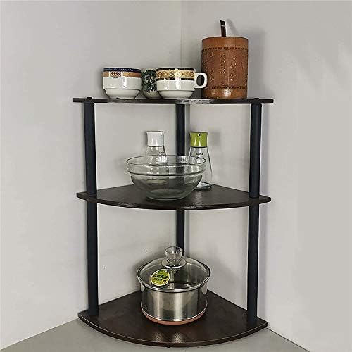 Akozlin フライパンラック 鍋置き コーナーラック 3段 キッチンコーナーラック キッチン収納ラック 鍋ラックオーガナイザー 調味料収納ラック 防錆加工 頑丈 幅30cm 高さ50cm 組み立て簡単 省スペース ブラック ブラウン Cfstrong Org Au