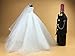 Wedding Gifts For the Couple,Bridal Shower Gifts, Bride and Groom Wine Bottle Covers,Wedding Centerpieces Decorations(whitexblack(tuxedo))