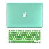 TopCase 2 in 1 Ultra Slim Light Weight Rubberized Hard Case Cover and Keyboard Cover for Macbook Pro 13 - inch 13