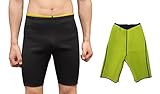 ValentinA Mens Sweat Shapers Pants Hot Slimming Sauna Shorts Black