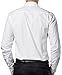PAUL JONES White Business Casual Dress Shirts for Men Long Sleeves (L)