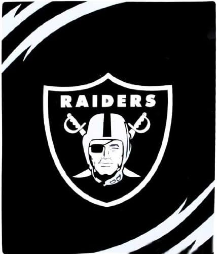 Amazon Com Nfl Oakland Raiders Queen Size Throw Blanket Raiders Blankets And Throws Sports Outdoors