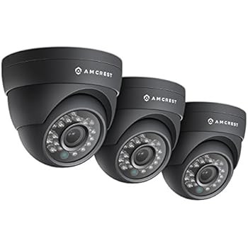 Amazon.com : 3-Pack Amcrest ProHD Outdoor 1080P POE Dome