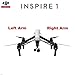 DJI Slicktron TM Inspire 1 V1.0 V2.0 PRO Left Arm Assembly Carbon Fibre Frame Main Frame Boom