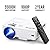 Mini Projector 2019 Upgraded Portable Video-Projector,55000 Hours Multimedia Home Theater Movie Projector,Compatible with Full HD 1080P HDMI,VGA,USB,AV,Laptop,Smartphone