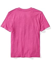 Camiseta de manga corta con logo de malla de manga corta para niñas, exclusiva de