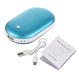 Baisidai Ships from CA, US 5000Mah Portable USB Charger Pocket Electric Hand Warmer Rechargeable Heater (Blue)