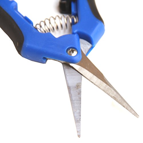 HFS(R) Gardening Scissor Pruner Shear Micro-Tip Pruning Snip, Leaf Trimmer Stainless Steel Blade 6.5" (1 PC) - Image 3
