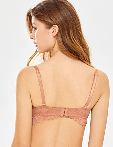 MOMANDA Women's Underwire Lace Nursing Hands-Free Pumping Bra Sun Kissed 40B - Thumbnail 3