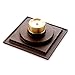 HARPOON Copper/Brass Bathroom Floor Drain Square Shower Sink Drain Strainer with Removable Cover, Carved, Antique