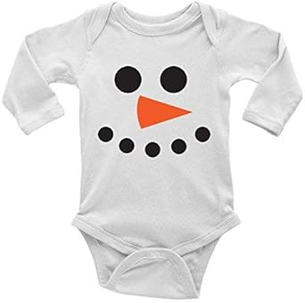 snowman baby onesie