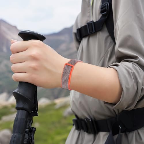 Band for Google Fitbit Air Breathable Adjustable Woven Nylon Wristband for Fitbit Air Screenless Fitness Tracker, Hook & Quick Dry Sport Replacement Strap, Lightweight Comfort Watch Band for Everyday