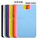 BIAJIYA Phone Card Holder Silicone Wallet, Stick-on ID Credit Card Pocket for Smartphones(iPhone/Android/Samsung Galaxy)