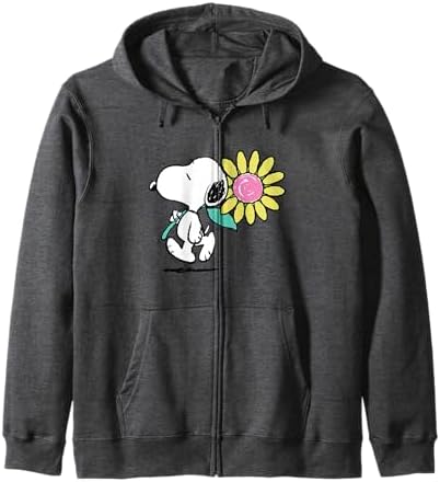 Amazon.com: Snoopy & Woodstock Riding Bike Zip Hoodie : Clothing