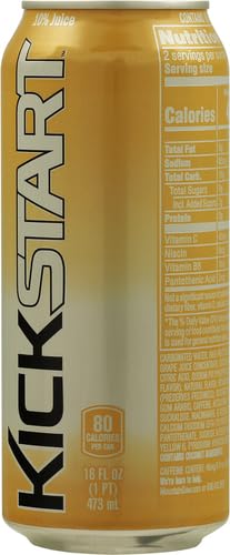 MOUNTAIN DEW KICKSTART , PINEAPPLE ORANGE MANGO, 16 FL OZ