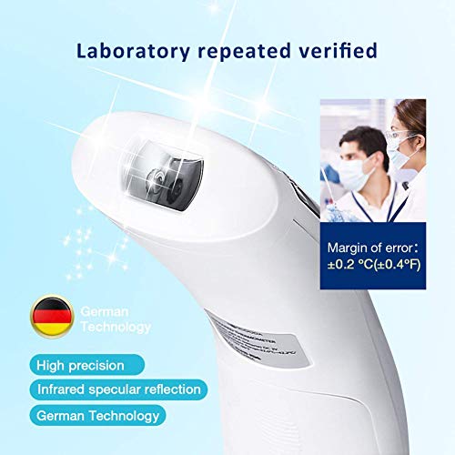 Thermometer for Fever - 2020 Upgrade Forehead Thermometer - Infrared Digital Thermometer Medical - Baby Infant Kids Adults Bathtub Object Room Temperature - Accurate Easy to Use - Thumbnail 4