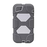 Iphone 6 Case, Aceguarder® New Hot [Shockproof] [Light Weight] [Rainproof] Extreme Duty Screen Protector Cover Case with Stand for Iphone 6 4.7 Inch (Grey/white)