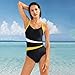 Leadmall Women’s Athletic Monokini Swimsuit | Ladies Tankini Strap Sport Tops One Piece Bikini Bathing Suit Beachwearthumb 1