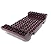 Lego Parts: Boat Hull Large Middle 8 x 16 x 2 1/3 with 9 Holes (Dark Brown)