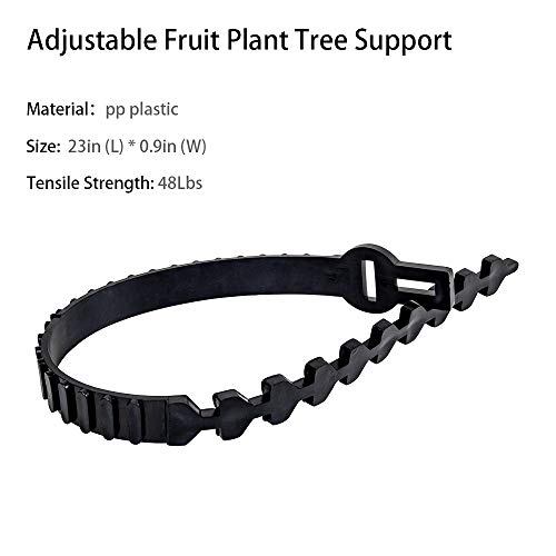 senover Adjustable Tree Stake Supports New Tree Straps Duty Tree Ties Tree Stakes Supports Tree Plant Cable Ties 5 Pieces