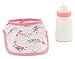Corolle Mon Grand Poupon Bib & Magic Milk Bottle Set Toy Baby Doll