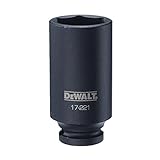 DEWALT Deep Impact Socket, MM, 1/2-Inch Drive, 28mm, 6-Point (DWMT17219B)