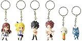 Generic Anime Characters Keychains Set (6 Fairy Tail)