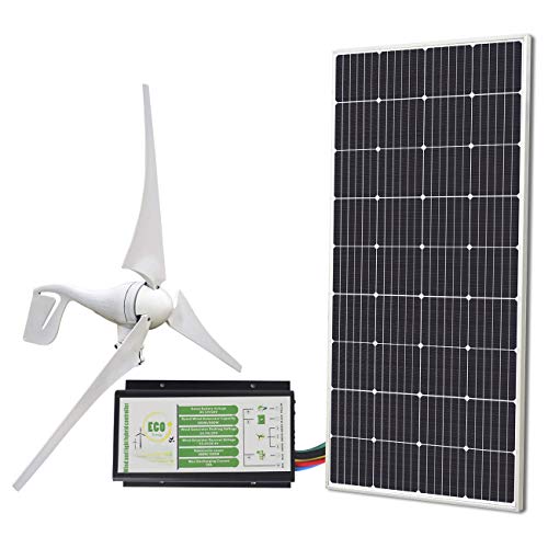ECOWORTHY 1400W Off Grid Solar & Wind System Charging Kits 400 Watt