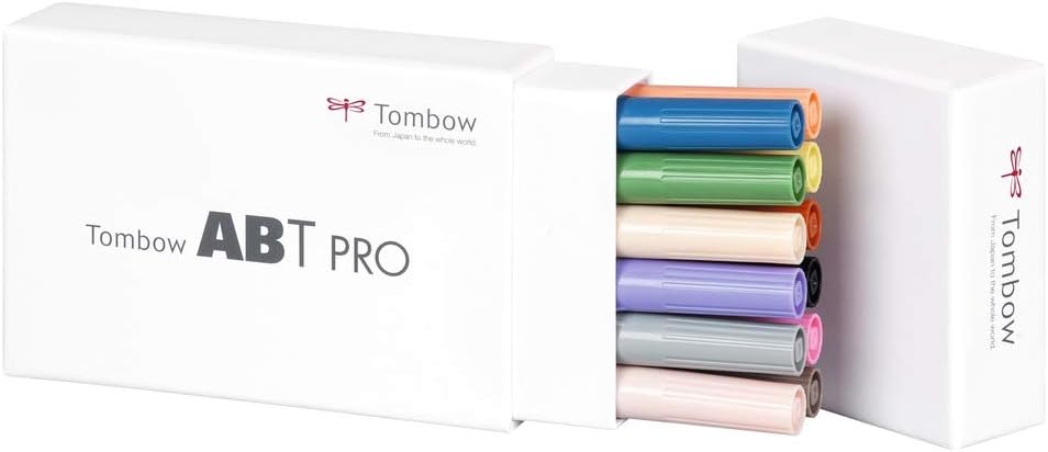 Tombow ABT PRO Alcohol-based Marker Pens Set of 12 - Manga Shonen Set, Mange set, 1 count (Pack of 12) - Image 3