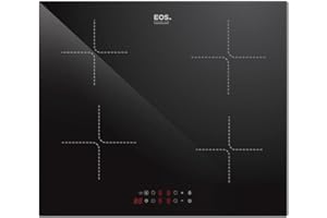 Cooktop de Indução 4 Bocas Eos com Painel Touch Preto 7200w Eci04ep3 220v