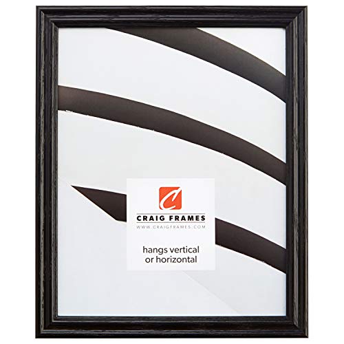 Craig Frames 200ASHBK 0.75-Inch Wide Picture/Poster Frames with Wood Grain Fini…