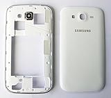 Middle Plate Silver Frame Samsung Galaxy Grand Duos i9082 White Back Battery Housing Carcasa Replacement Part Mobile Phone Accessory