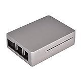 BIQU Aluminum Raspberry Pi 3B Plus Case Enclosure Box (Grey)