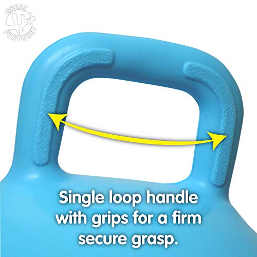 Hedstrom Pink Hopper Ball, Kid's Rideon Toy, Bouncy Hopping Ball with