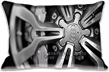 Decor Pillow Case Cushion Cover Cars and Audi R8 V10 5.2 FSI Coupe Wheel Design , Bedding and Living Room Audi R8 V10 5.2 FSI Coupe Wheel Diy Pillowcase Crafts , Two Side 16"x24" (16x24 Inch)