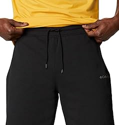 Columbia Men's Logo Fleece Short, Black, Large x 8