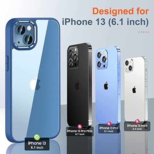 UniqueMe 𝟮𝟬𝟮𝟮 𝙐𝙥𝙜𝙧𝙖𝙙𝙚𝙙 5 in 1 Designed for iPhone 13 Case 6.1 inch with