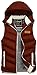 QZUnique Men's Casual Warm Waistcoat Vest Sleeveless Jacket with Detachable Hoodie