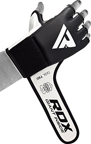 RDX-Guantes-MMA-para-Artes-Marciales-Entrenamiento-Cuero-Sparring-Guantillas-Bueno-para-Grapling-Kickboxing-Muay-Thai-Saco-de-Boxeo-Combate-Training-y-Lucha-Libre