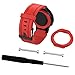 Cyeeson Garmin Forerunner 225 GPS Running Watchband, Replacement Soft Silicone Wrist Strap Watch Band for Garmin Forerunner 225 GPS Running Watch