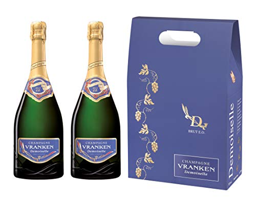 Champagne Vranken Demoiselle – E.O. Brut – Etui De 2 Bouteilles
