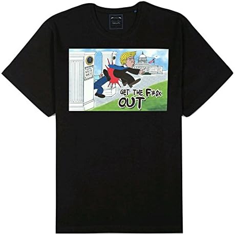 Chucky Tees Get Out Trump Tee (Extra Large, Black)