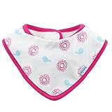 Bumkins Printed Waterproof Bandana Bib, Girl, 0-9 Months