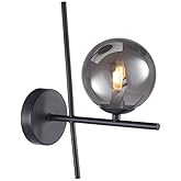 Artcraft AC11977SM Modena Wall Sconce, 1-Light 10 Watts, Black