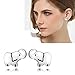 YAXING 925 Sterling Silver Nickel Free Mini Good Luck Elephant Stud Women Earrings (Elephant Stud Earring)