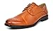Bruno MARC Men's Oxford Modern Classic Lace Up Leather Lined Perforated Cap-Toe Dress Oxfords Shoes