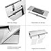 GEMITTO Toilet Paper Holder, SUS304 Stainless Steel Double Roll Bathroom Paper Tissue Holder Mobile Phone Storage Shelf, Toilet Paper Dispenser with Shelf Wall Mounted
