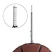 Miracol Dual Action Ball Pump with 6 Standard Needles, Cloth Storage Pouch and Pressure Gauge, Best for Basketball, Volleyball, Soccer, Football and other Inflatable Sports Balls