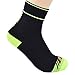 Gosuban Low Cut Compression Sock for Women and Men Plantar Fasciitis Sock Heel Ankle & Arch Support(Black,Medium