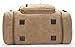 Canvas Duffel Bag, Aidonger Vintage Canvas Weekender Bag Travel Bag Sports Duffel with Shoulder Strap (Khaki)